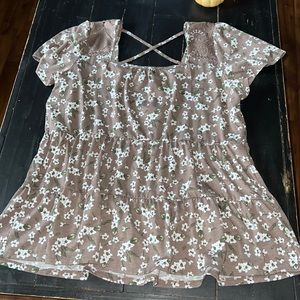Floral Babydoll Top